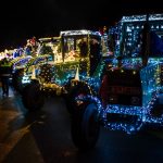 Tractor Kerstrun 2017 voor vertrek